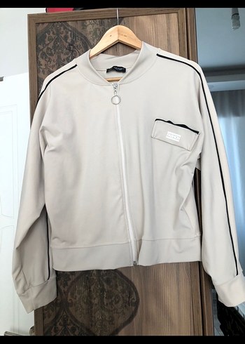 Kadın Bej Uzun Kollu Eşofman Takımı - Görsel 2