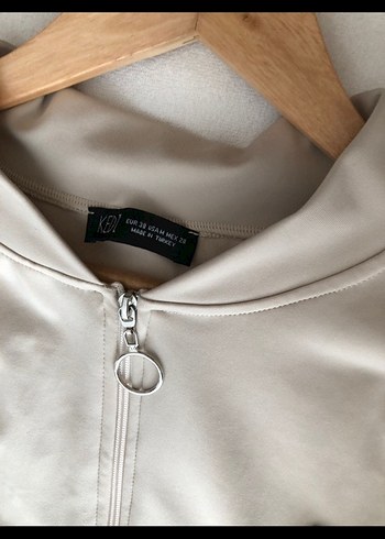 Kadın Bej Uzun Kollu Eşofman Takımı - Görsel 4