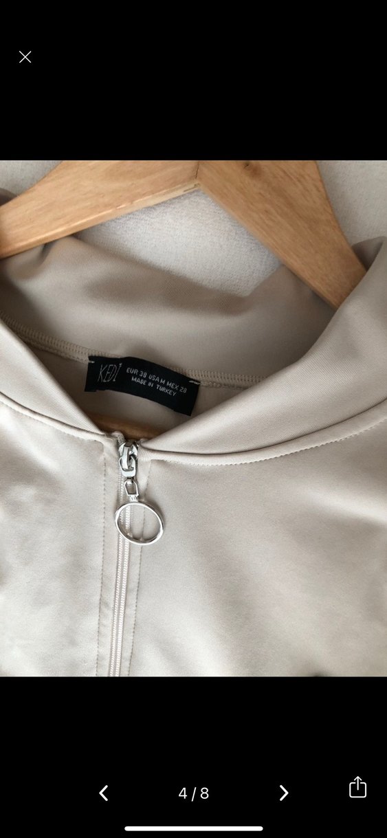 Kadın Bej Uzun Kollu Eşofman Takımı - Görsel 4