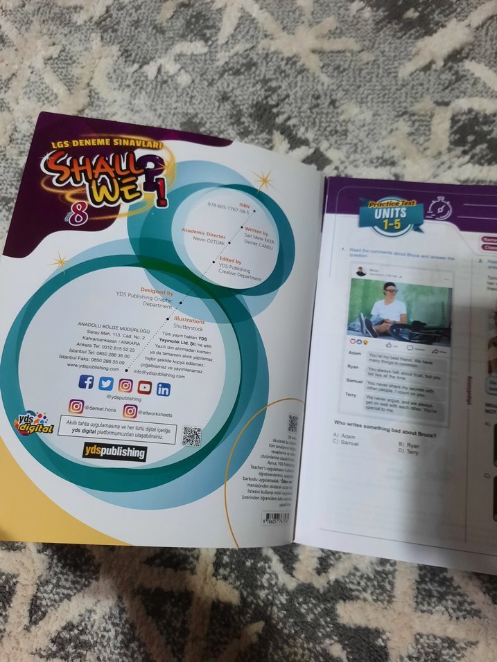 Shall We! 8. Sınıf LGS Deneme Sınavları Kitabı - Görsel 4