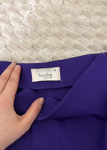 Mor Uzun Salaş Kadın Etek - Görsel 4