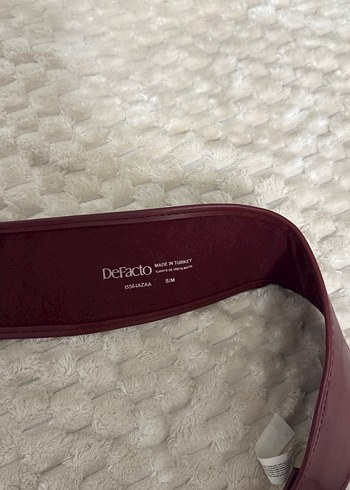 Bordo Deri Kadın Kemer - Görsel 2