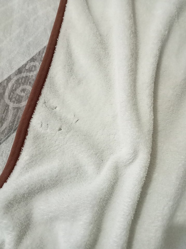 Beyaz Aslan Desenli Çocuk Battaniyesi - Görsel 5