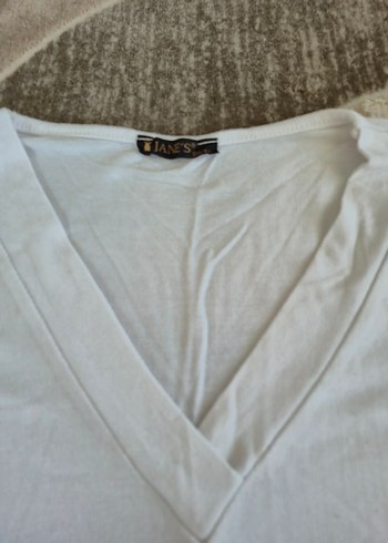 Düğmeli V Yaka Uzun Kollu Kadın Gömlek - Görsel 4