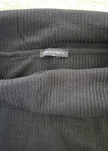 Siyah kayık Yakalı Kadın Triko Kazak - Görsel 5