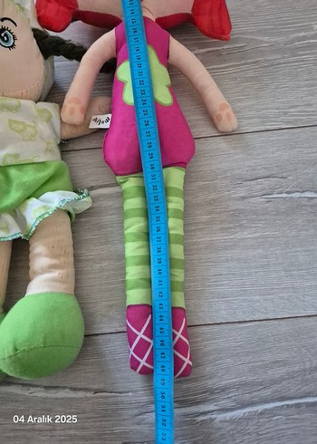 Renkli 3'lü Peluş Bebek Seti - Görsel 5