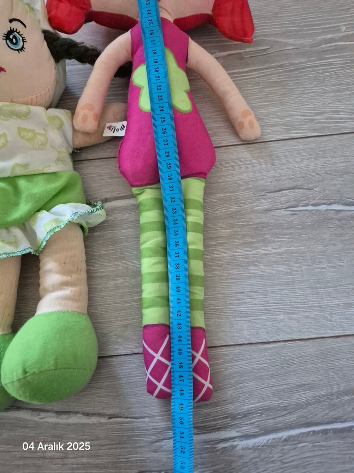 Renkli 3'lü Peluş Bebek Seti - Görsel 5