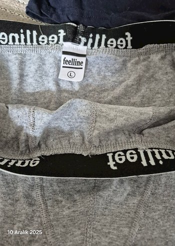 Gri ve Siyah Erkek Boxer Seti - Görsel 3