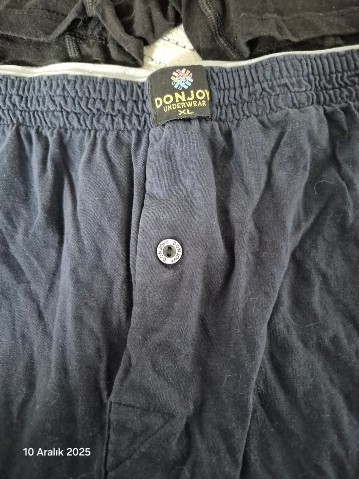 Gri ve Siyah Erkek Boxer Seti - Görsel 5