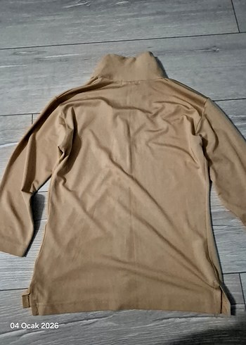 Bej Kadın Uzun Kollu Gömlek - Görsel 6