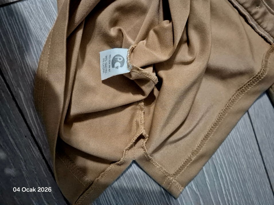 Bej Kadın Uzun Kollu Gömlek - Görsel 3