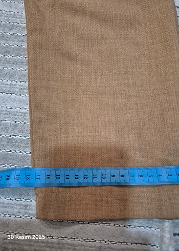 Kadın Kahverengi kumaş Pilili Pantolon - Görsel 5
