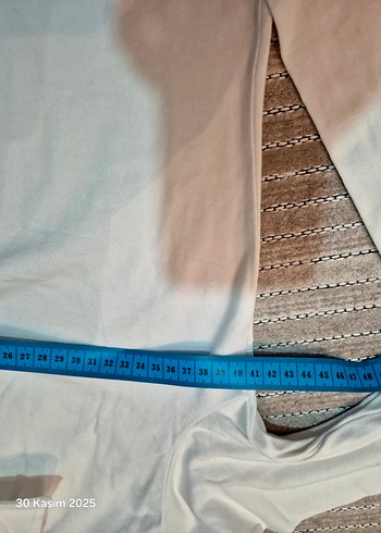 Düğmeli Beyaz Pamuklu Kadın bady - Görsel 5