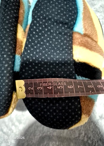 Çocuk Renkli Desenli Sıcak Terlik - Görsel 5