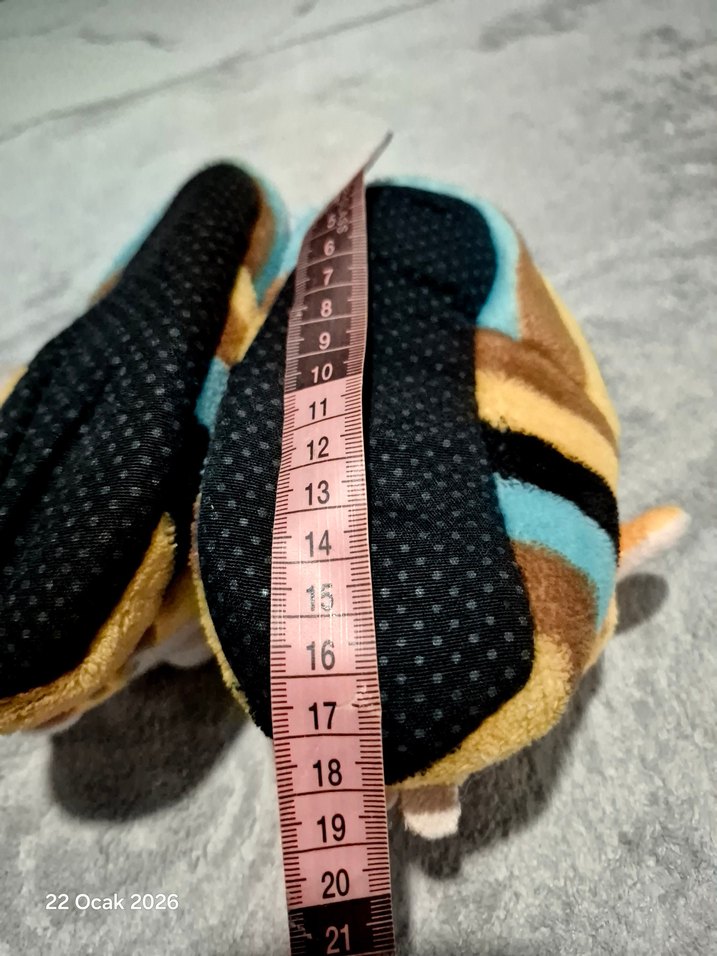 Çocuk Renkli Desenli Sıcak Terlik - Görsel 4