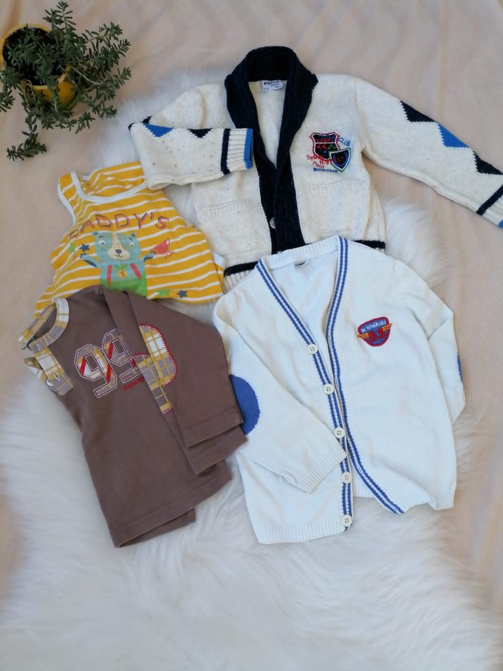 Çocuk Renkli Desenli Sıcak Terlik - Görsel 2