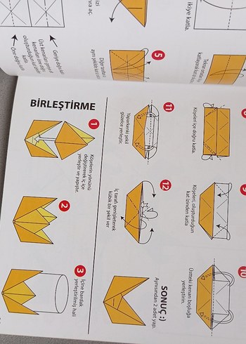 Origami Kağıt Katlama Sanatı Eğitim Seti - Görsel 2