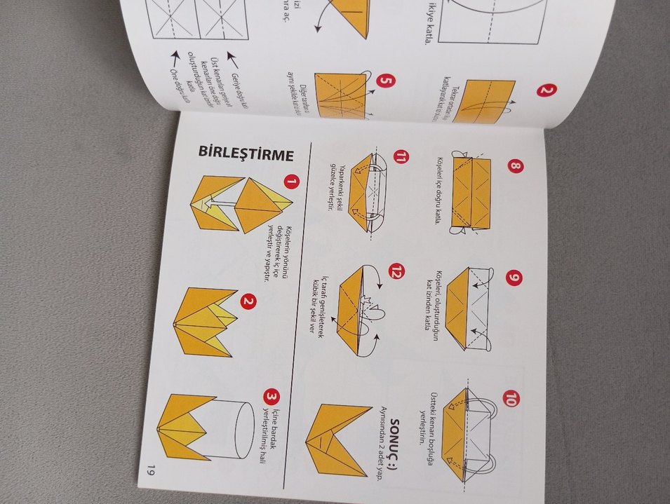 Origami Kağıt Katlama Sanatı Eğitim Seti - Görsel 2