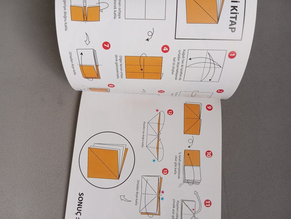 Origami Kağıt Katlama Sanatı Eğitim Seti - Görsel 4