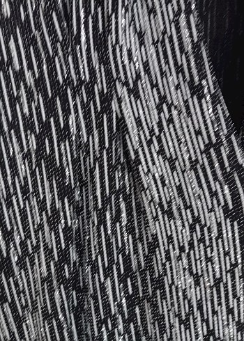 V Yaka Drapeli Gri Kadın Bluz - Görsel 2