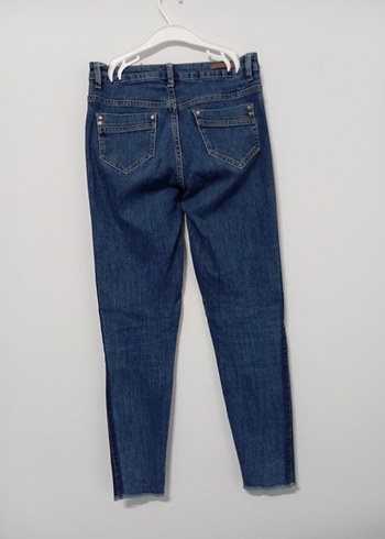 Kadın Lacivert Normal Boy Denim Jean - Görsel 3