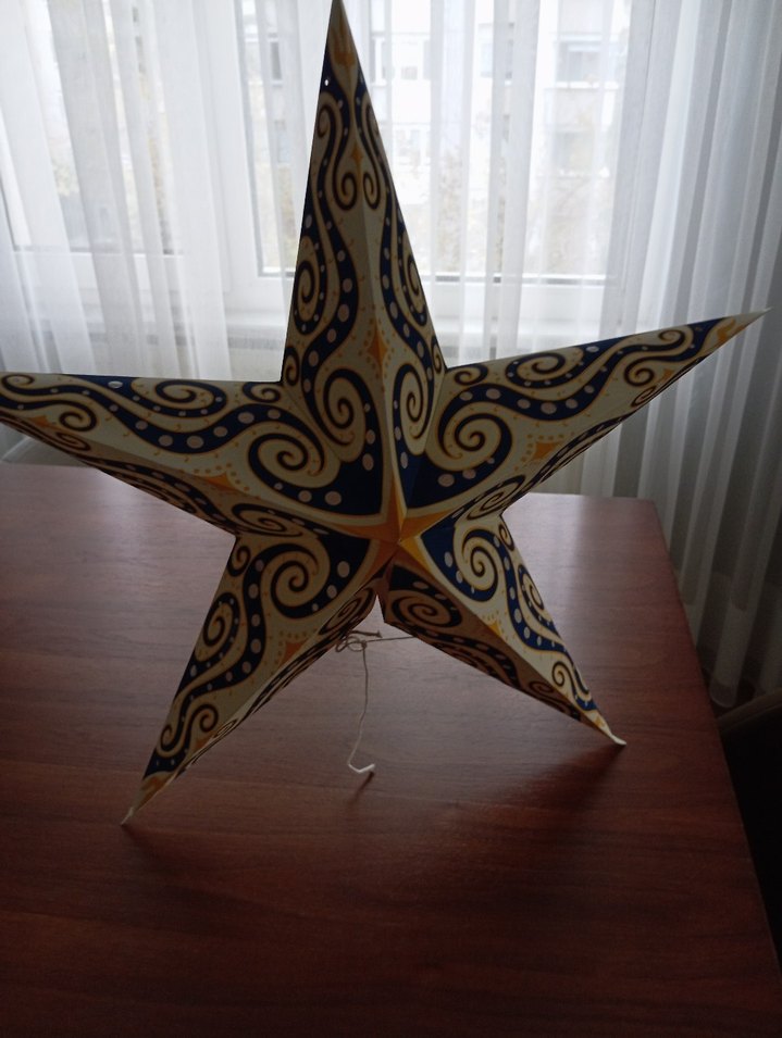 Parlak Mavi Yıldız Dekorasyon Objeleri - Görsel 2