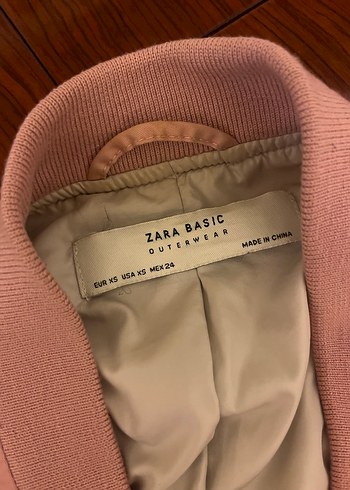 Pembe Fermuarlı Kadın Ceket - Görsel 3