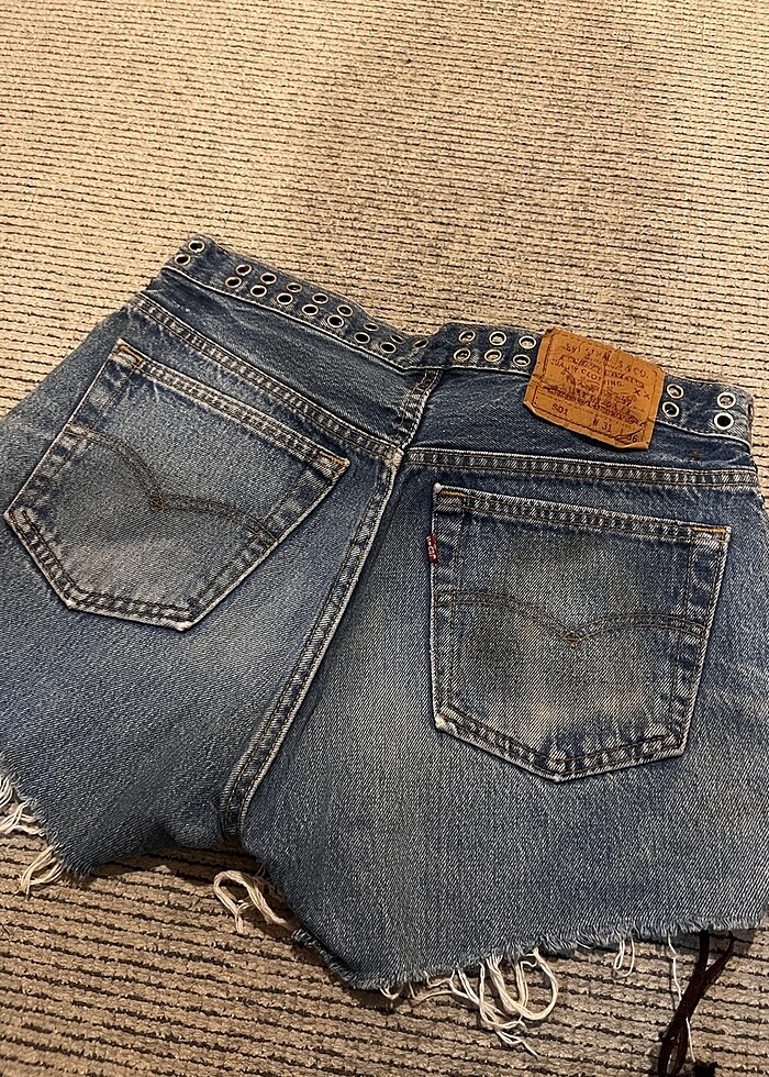 Levis kot şort - Görsel 2