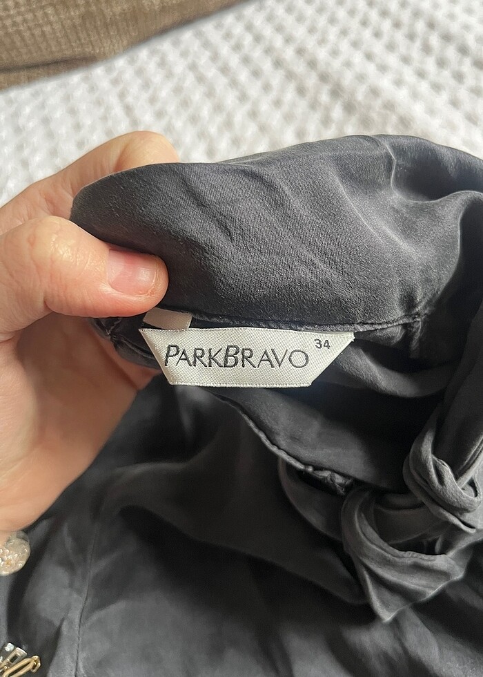 Park bravo ipek gömlek bluz - Görsel 2