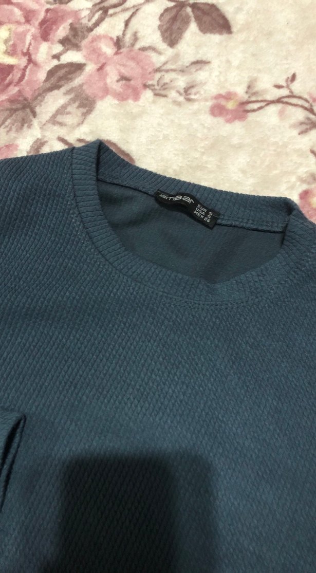 Kadın Lacivert  Uzun Kollu bluz - Görsel 2