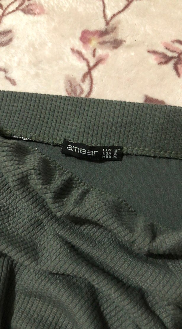 Haki Drapeli Etek - Görsel 2