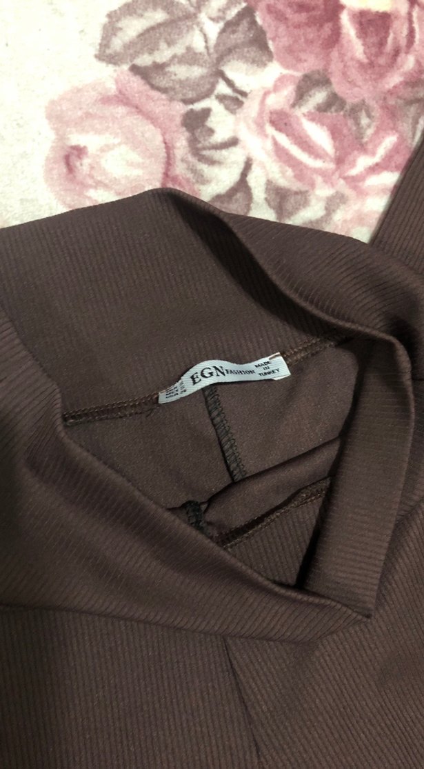 Kahverengi fitilli tayt - Görsel 2