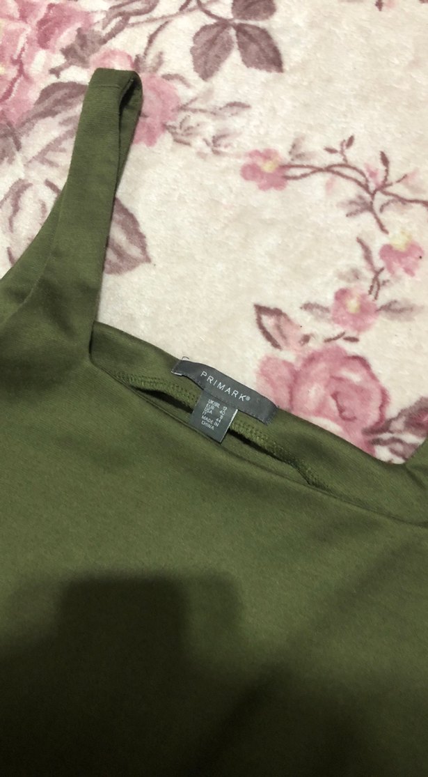 Haki Midi Elbise - Görsel 2