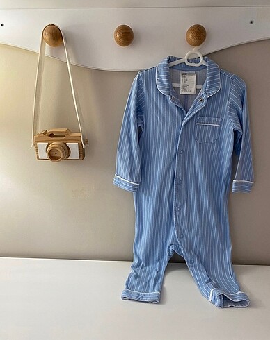 H&M çizgili pijama tulum