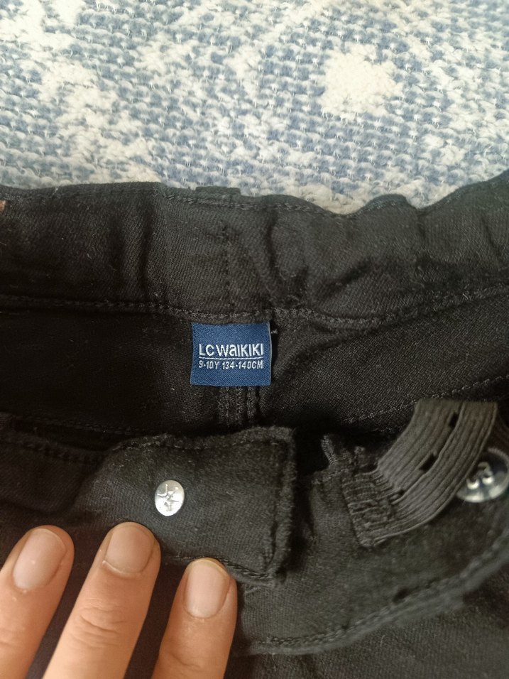 Siyah Erkek Çocuk Regular Fit Pantolon - Görsel 3