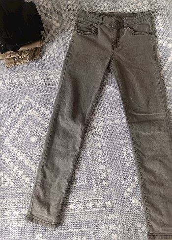 Gri Erkek Çocuk Denim Pantolon - Görsel 2