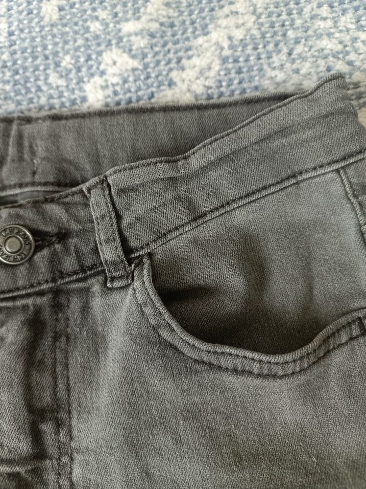 Gri Erkek Çocuk Denim Pantolon - Görsel 3