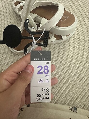 28 Beden beyaz Renk Kız Çocuk Sandalet