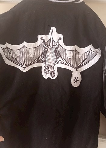 Erkek Siyah Deri Goth Ceket - Görsel 6