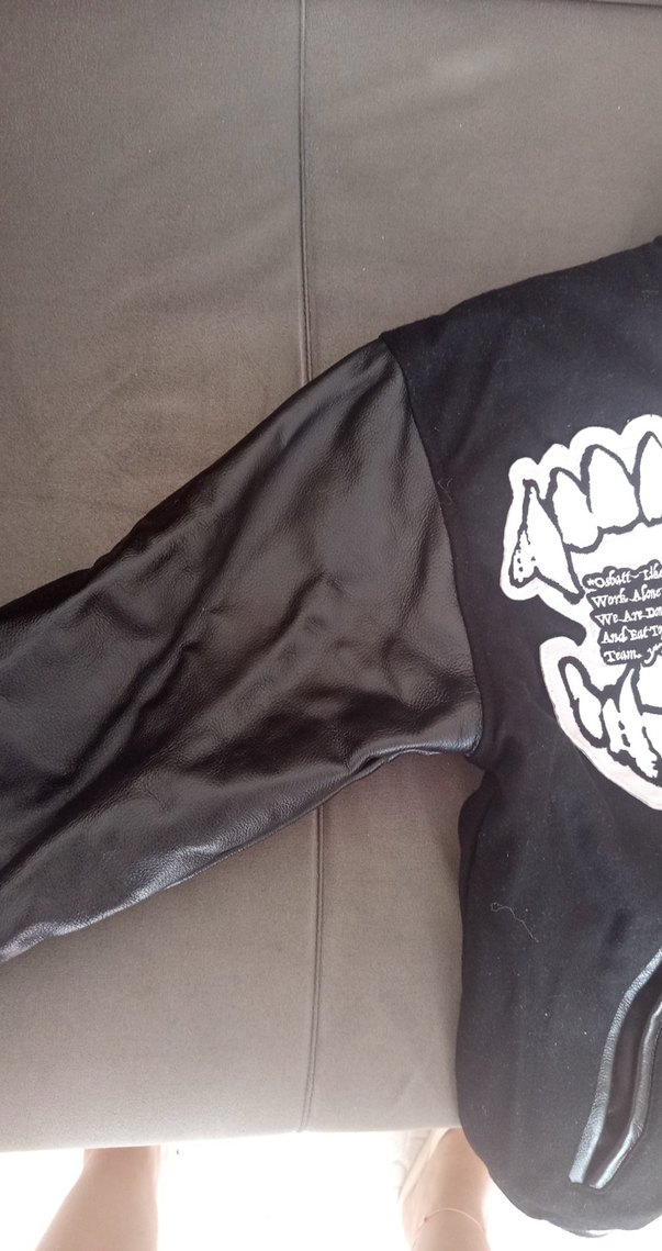 Erkek Siyah Deri Goth Ceket - Görsel 2