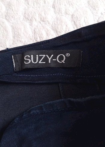 Lacivert mini kot etek - Görsel 2