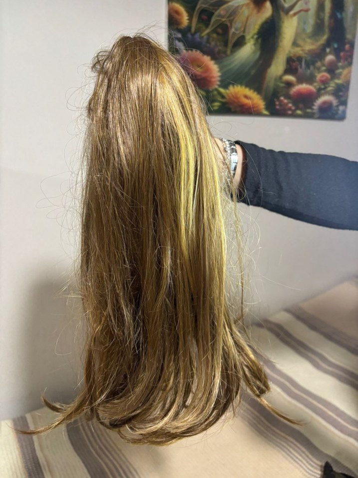 Bej Püsküllü Bohem Saç Aksesuarı - Görsel 2