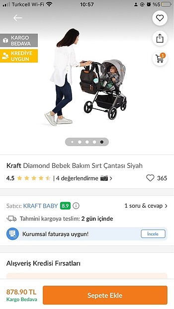  Beden Anne bebek bakım sırt çantası