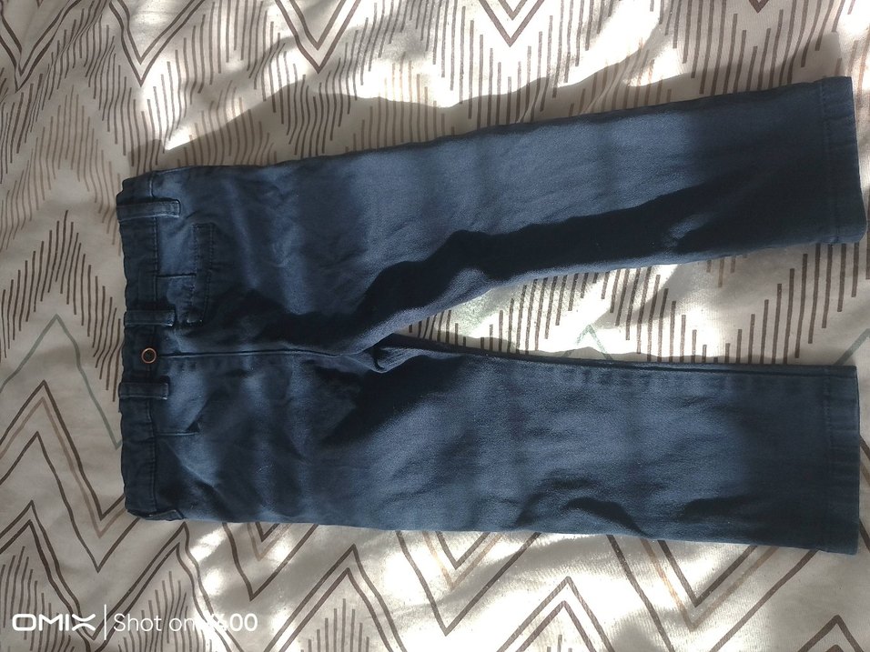 Erkek Çocuk Koyu Mavi Regular Fit Denim Pantolon - Görsel 2