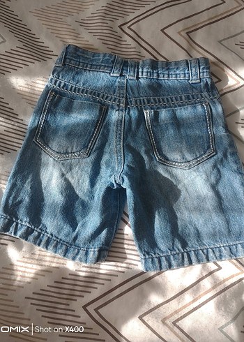 Erkek Kot Şort Bol Kesim Tokalı - Görsel 2