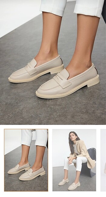 Trendyol & Milla BEJ KADIN LOAFER AYAKKABI