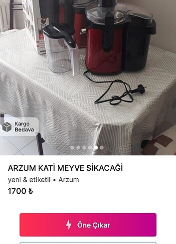  Beden kırmızı Renk ARZUM KATİ MEYVE SIKACAĞI 