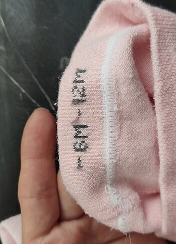 6-9 Ay Beden pembe Renk Bebek külotlu çorap 