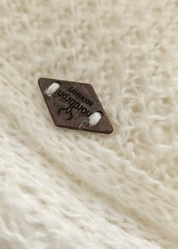 Beyaz Örgü  yumuşak kaskol - Görsel 6