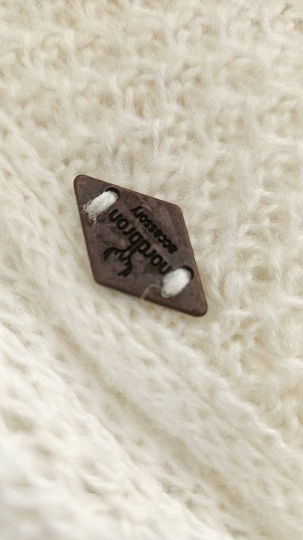 Beyaz Örgü  yumuşak kaskol - Görsel 5